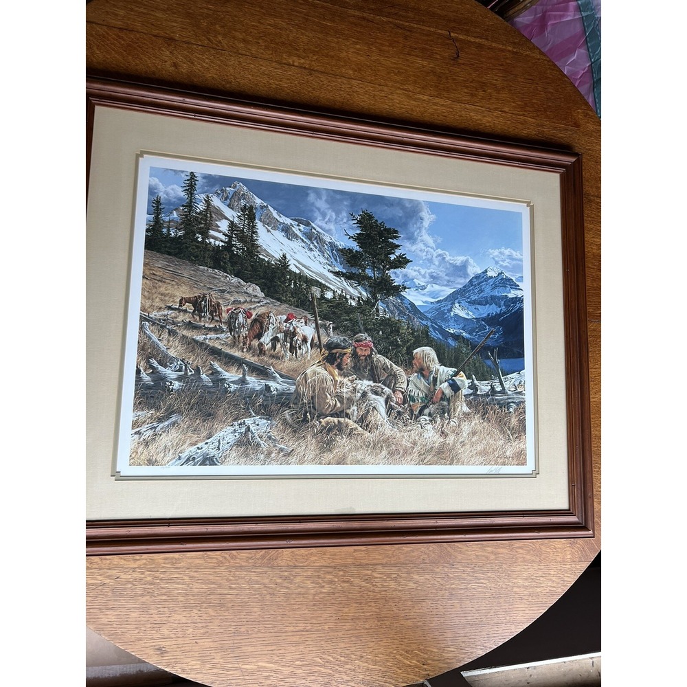 Paul Calle - When Trails Cross -950 S/N Limited Edition Print FRAMED